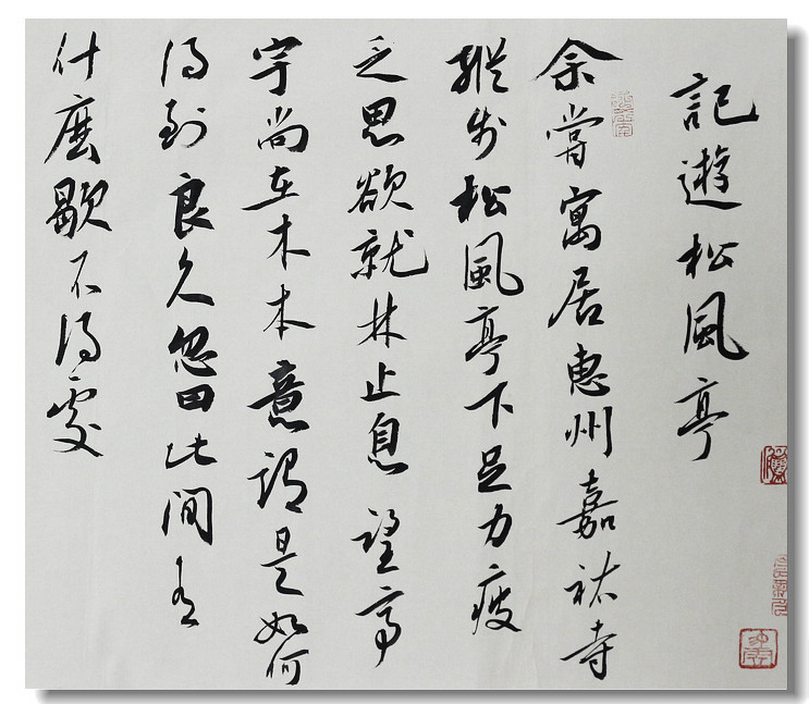 书坛新锐张建祥精品小行书1228